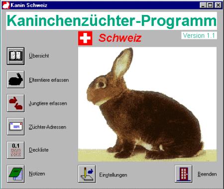 Kaninchen Zuchtprogramm Kanin Schweiz
